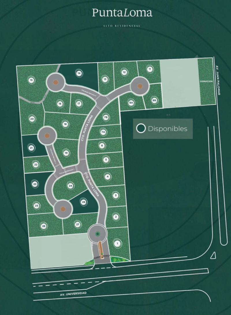 SE VENDE TERRENO EN PUNTA LOMA