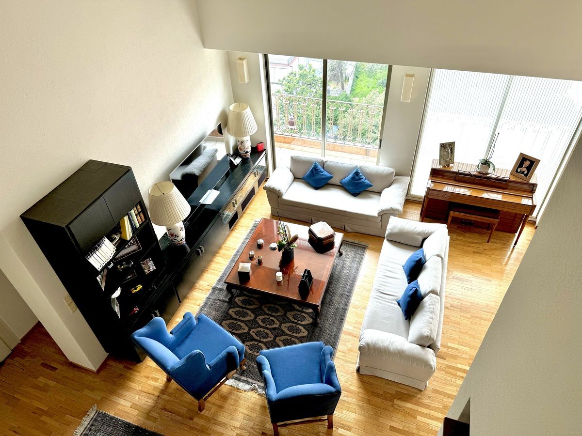 departamento penthouse en venta en hacienda de las palmas huixquilucan