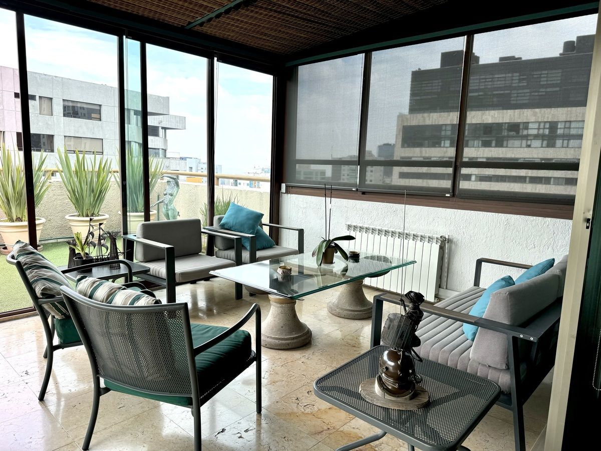 departamento penthouse en venta en hacienda de las palmas huixquilucan