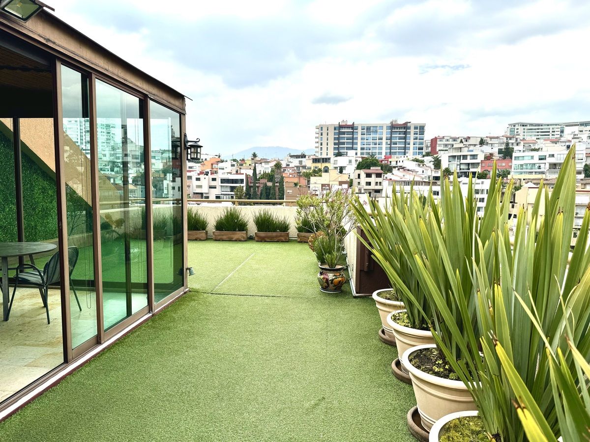 departamento penthouse en venta en hacienda de las palmas huixquilucan