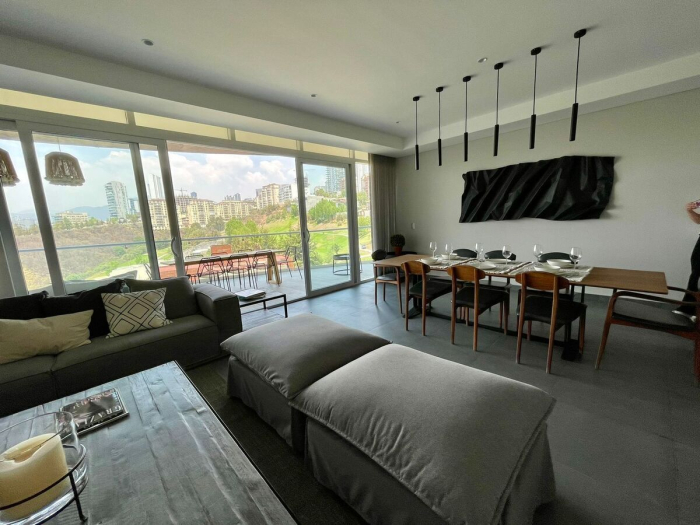 DEPARTAMENTO AMUEBLADO Y EQUIPADO EN VENTA EN BOSQUE REAL, DESARROLLO IVY
