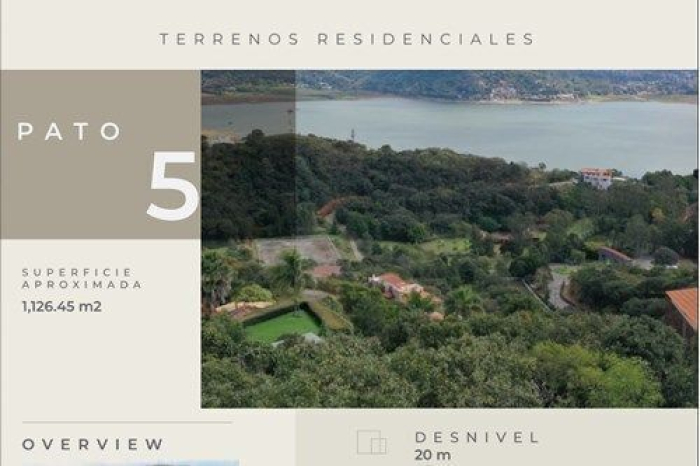 Venta de Terreno de 1257.09 m2 en el Santuario fraccionamiento ecológico Pato 1