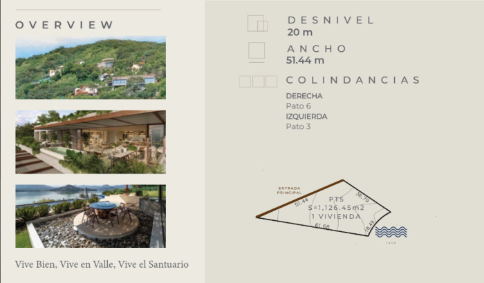 Venta de Terreno de 1257.09 m2 en el Santuario fraccionamiento ecológico Pato 1