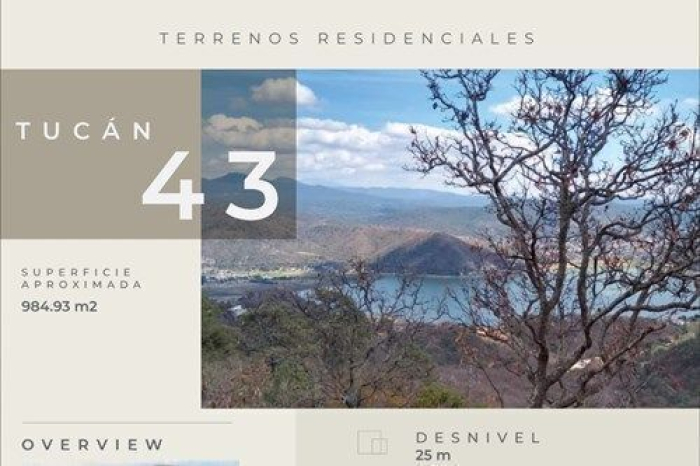 Venta de Terreno de 1257.09 m2 en Santuario fraccionamiento ecológico Tucán 43