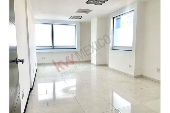 oficinas renta interlomas 87 m2 primer piso.