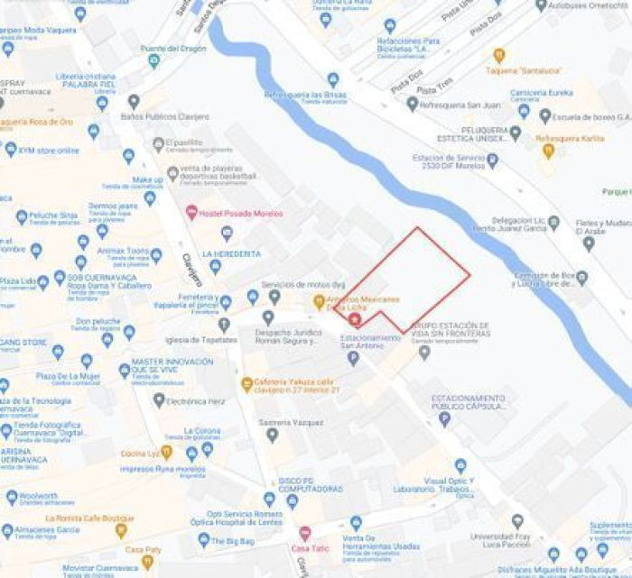 VENTA DE TERRENO CENTRO DE CUERNAVACA