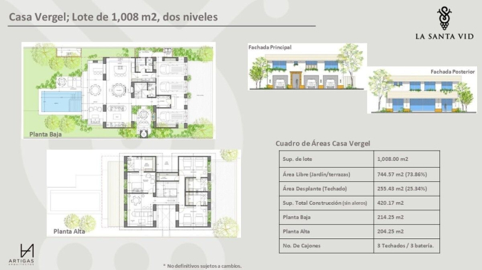 Preventa Casa en Venta La Santa VID (Viñedo)