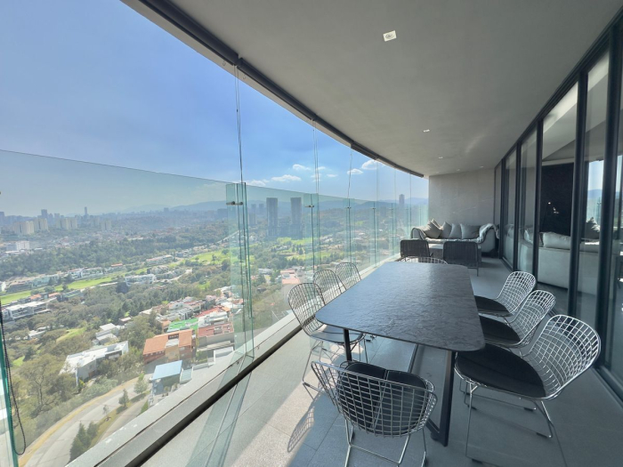 departamento en venta en bosque real en residencial punta pérgola huixquilucan