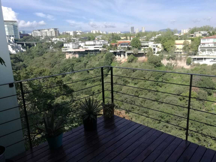 venta departamento con terraza, bosque de las lomas