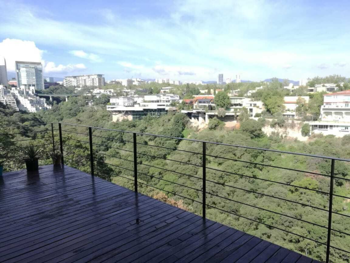 venta departamento con terraza, bosque de las lomas