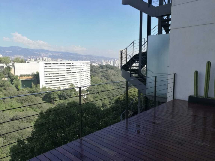 venta departamento con terraza, bosque de las lomas