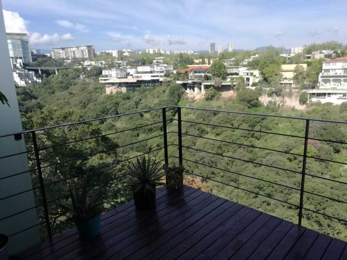 venta departamento con terraza, bosque de las lomas