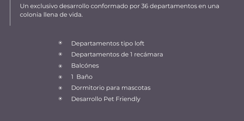 departamento en pre-venta roma norte