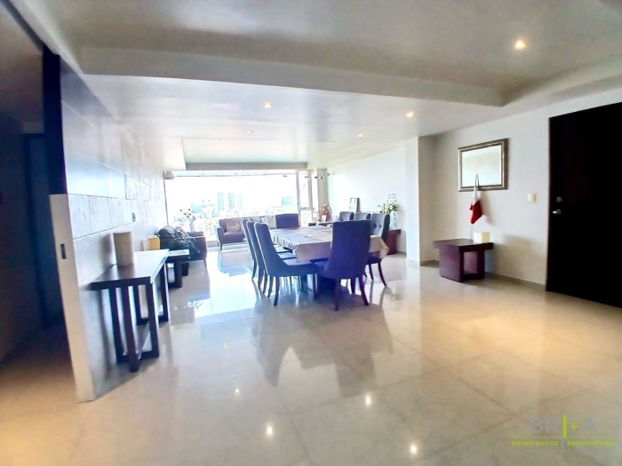departamento amueblado en renta en hacienda del ciervo, interlomas