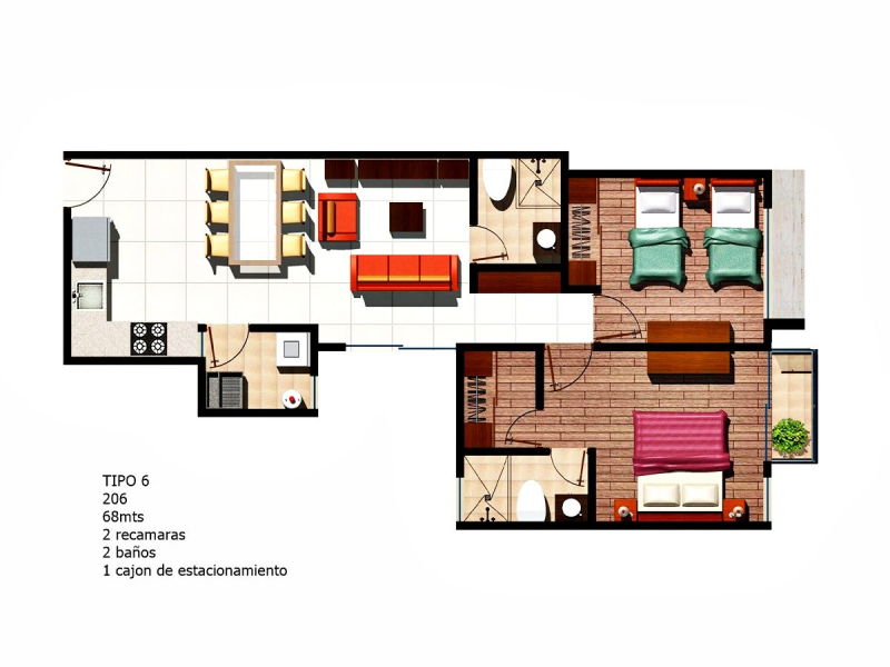 Departamento En Venta En Portales Sur