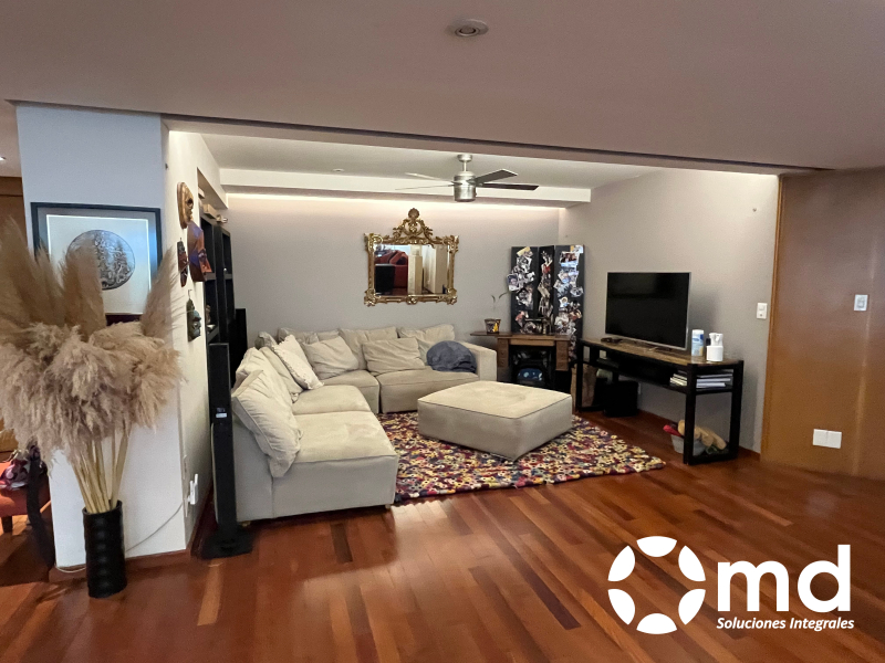 Departamento En Renta En Bosques De Las Lomas Con Jardín Privado