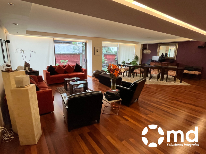 Departamento En Renta En Bosques De Las Lomas Con Jardín Privado