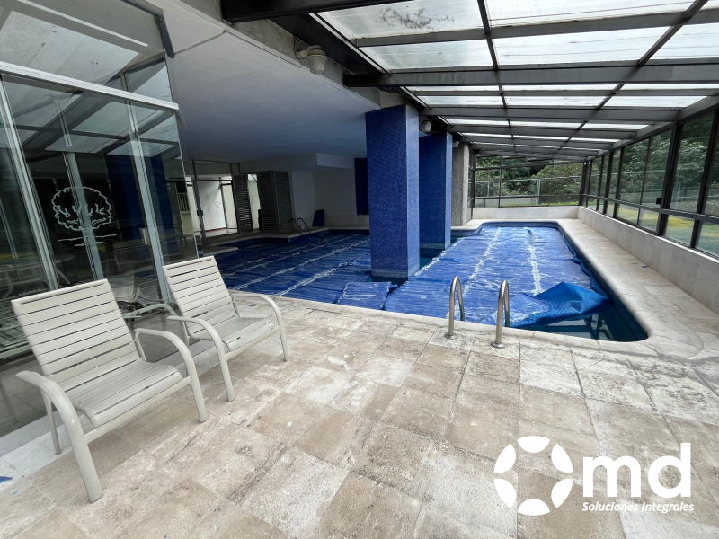 Departamento En Renta En Bosques De Las Lomas Con Jardín Privado