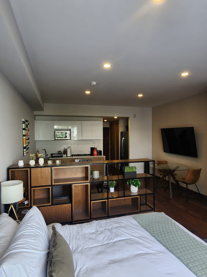 excelente loft amueblado y equipado. listo para entrar!!