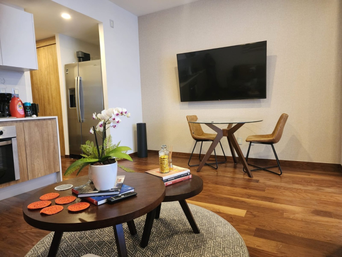 excelente loft amueblado y equipado. listo para entrar!!