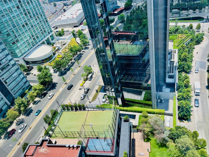departamento amueblado y equipado en venta en av santa fe vista a la mexicana