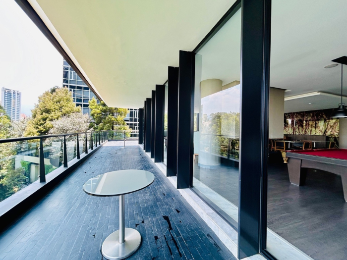 departamento amueblado y equipado en venta en av santa fe vista a la mexicana