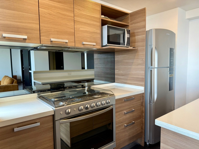 departamento amueblado y equipado en venta en av santa fe vista a la mexicana