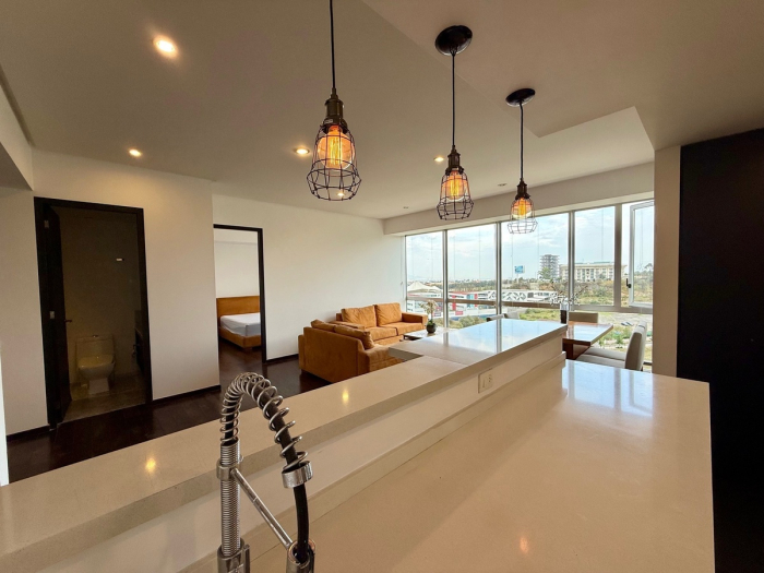departamento amueblado y equipado en venta en av santa fe vista a la mexicana