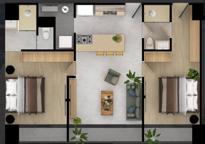Departamento En Venta En Fraccionamiento Monraz