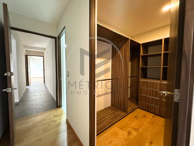 departamento en renta en polanco con amplios balcones: