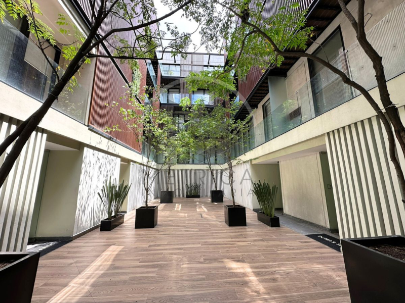 departamento en renta en polanco con amplios balcones: