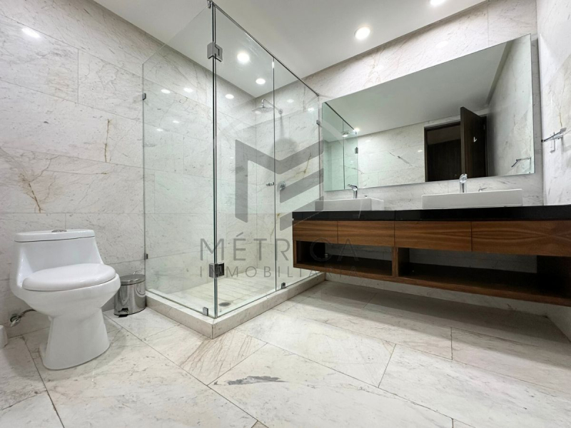 departamento en renta en polanco con amplios balcones: