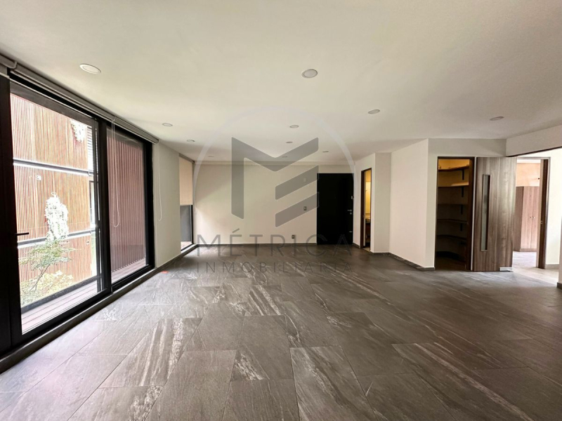 departamento en renta en polanco con amplios balcones: