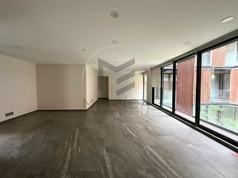 departamento en renta en polanco con amplios balcones: