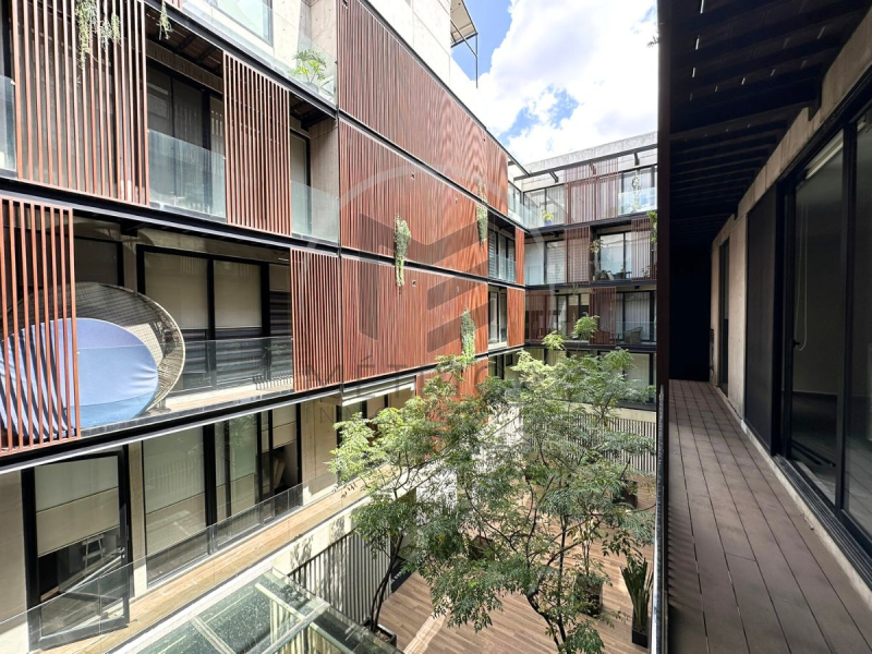 departamento en renta en polanco con amplios balcones: