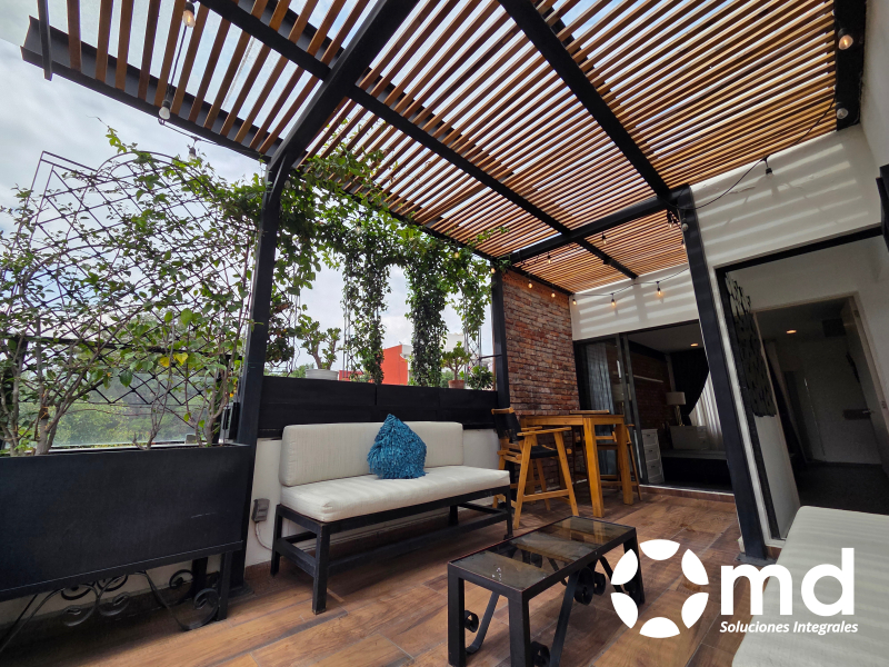 Renta Departamento Con Roof Garden Privado En Colonia Cuauhtémoc