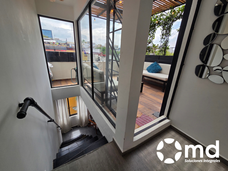 Renta Departamento Con Roof Garden Privado En Colonia Cuauhtémoc