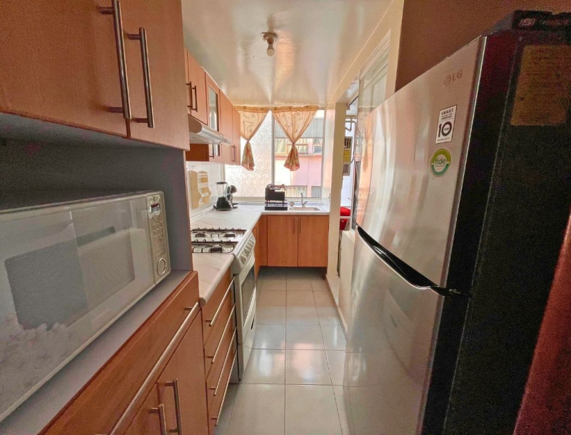 Departamento en renta amueblado en San Rafael, Cuauhtémoc