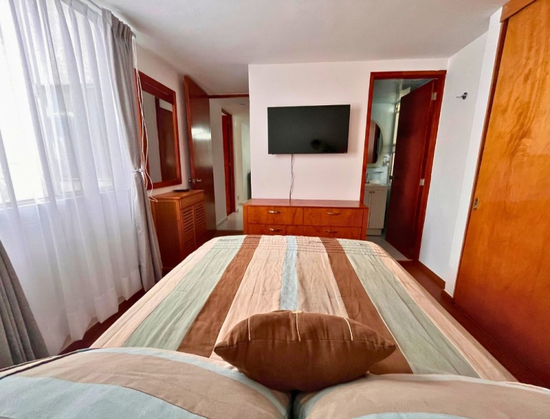 Departamento en renta amueblado en San Rafael, Cuauhtémoc