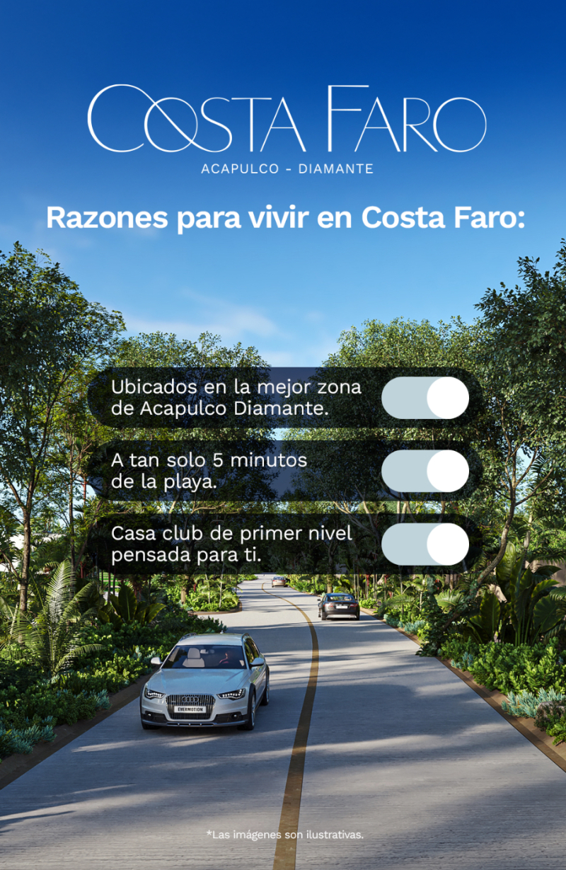 PREVENTA LOTES RESIDENCIALES EN COSTA FARO, ACAPULCO