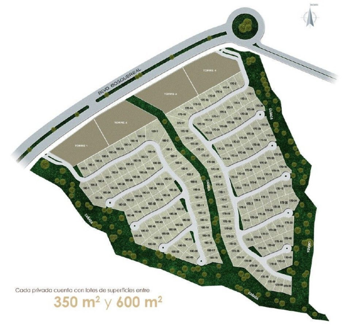 Terreno Venta Bosque Real Huixquilucan Estado  de México