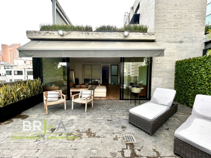 Renta De PH Con Terraza En Polanco