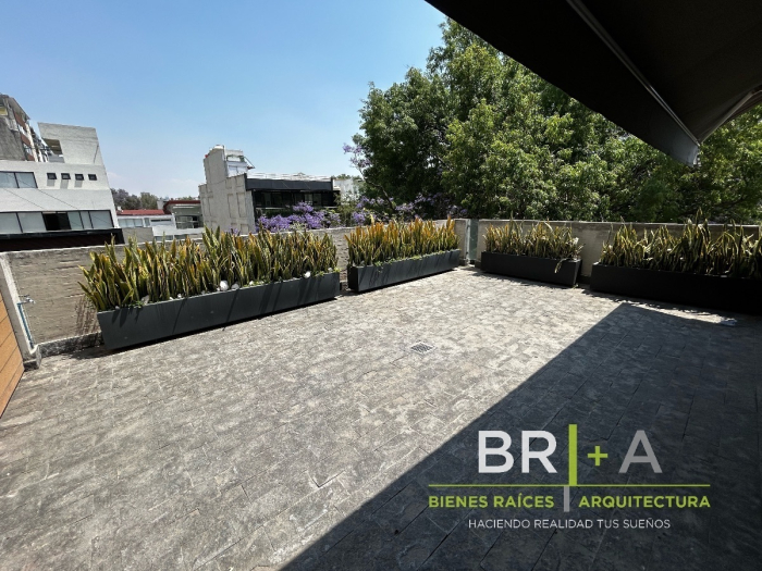 Renta De PH Con Terraza En Polanco