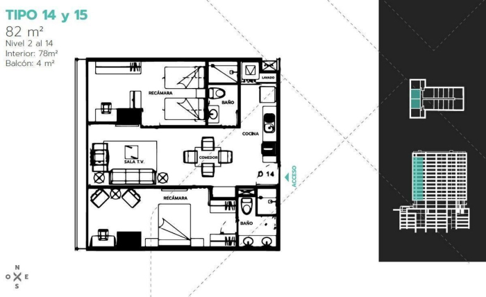 Departamento Venta Nuevo Polanco Miguel Hidalgo CDMX