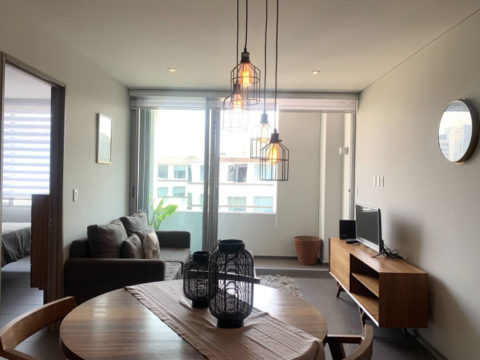 Rento departamento Amueblado Latitud Polanco, con balconcito