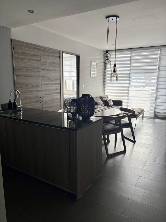 Rento departamento Amueblado Latitud Polanco, con balconcito