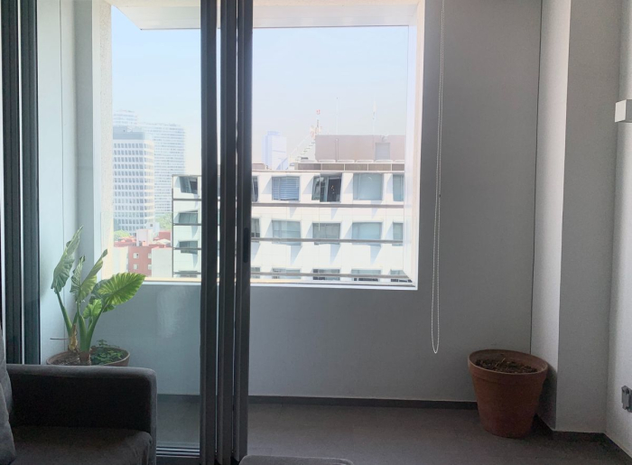 Rento departamento Amueblado Latitud Polanco, con balconcito