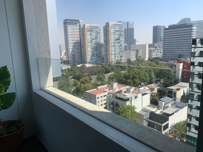 Rento departamento Amueblado Latitud Polanco, con balconcito