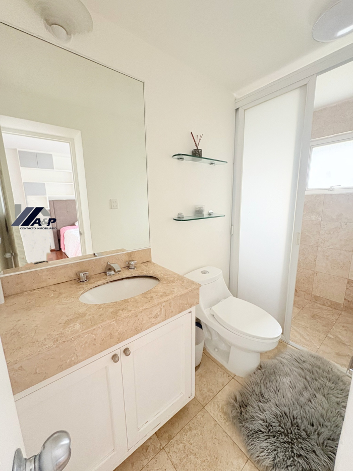 Departamento Amueblado En Renta - La Campiña, Santa Fe | 140 M² | Amenidades