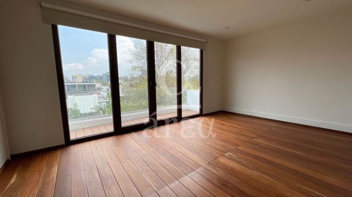 departamento con super terraza en renta en polanco
